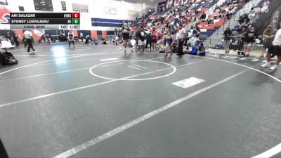 172 lbs Cons. Semi - Ani Salazar, Hemet Youth Wrestling Club vs Sydney Lostaunau, Bishop Amat