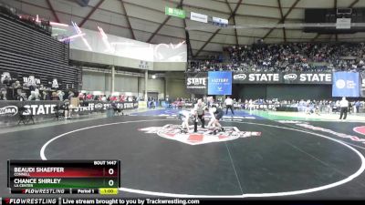 Boys 1A 126 lbs Cons. Round 4 - Chance Shirley, La Center vs Beaudi Shaeffer, Connell
