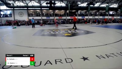 113-121 lbs Round 1 - Ariella Dobin, Toss Em Up vs Alexandra Sebek, Oak Forest HS