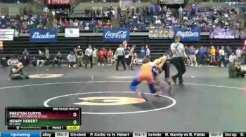 3rd Place Match - Preston Curtis, John Curtis Christian School vs Henry Hebert, St. Louis