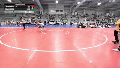 126 lbs Rr Rnd 2 - Carter Wallis, Team Shutt Bowman (TSB) vs Gavin Reed, Midwest RTC