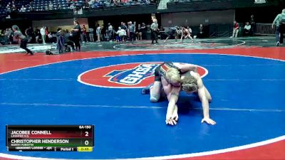 6A-150 lbs Cons. Semi - Christopher Henderson, North Forsyth vs Jacobee Connell, Lassiter H.S.