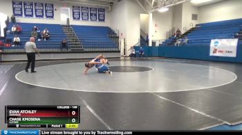 149 lbs Round 1 - Evan Atchley, Dubuque vs Chase Kmosena, Luther