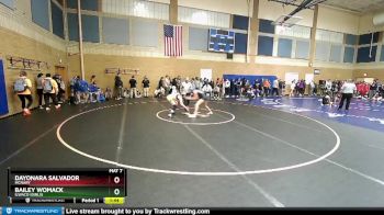 120lbs Champ. Round 3 - Dayonara Salvador, McNary vs Bailey Womack, Ilwaco (Girls)