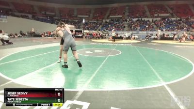 6A-215 lbs Cons. Round 4 - Josef Sedivy, Clackamas vs Tate Sebesta, Mountainside