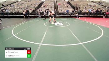 287-H lbs Consolation - Matt Sommer, Mamaroneck vs Hunter Matthews, Immortals Wrestling Club