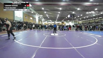 215 lbs Consi Of 4 - Edward Vasquez, North Providence vs Colin Maloney, Mt. Hope