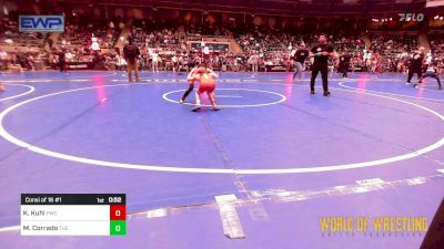 64 lbs Consi Of 16 #1 - Kane Kuhl, Powerhouse Wrestling Club vs Max Corrado, The Best Wrestler