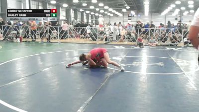100 lbs Rr Rnd 2 - Cidney Schaffer, Lady Assassins - HSG vs Harley Nash, Storm Wrestling Center - HSG