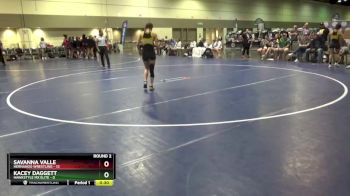 110 lbs Round 2 (8 Team) - Julia Brocato, Hernando Wrestling vs Mia Burke, Hawkstyle MX Elite