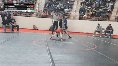 90_B lbs Consi Of 32 #2 - Colton Reed, Gettysburg vs Kellin Berger, Connellsville