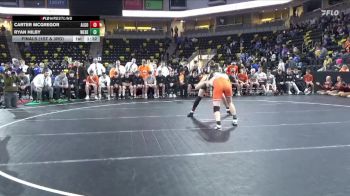 165 lbs Finals (1st & 3rd) - Carter Mcgregor, Algona vs Ryan Hilby, West Delaware, Manchester