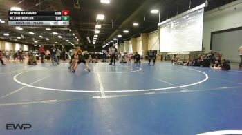 75 lbs Consolation - Ayden Barnard, ARDMORE TAKEDOWN CLUB vs Blaine Butler, Madill Takedown