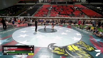 150 lbs Semifinal - Amelia Fawcett, Alaska vs Bianca Cluff, Utah