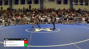 195 lbs Semifinal - Sam Wilkins, Mt. Anthony vs Abbas Abdulrahman, Concord