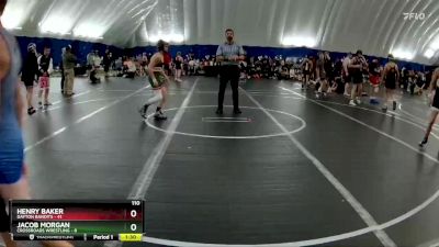 110 lbs Round 5 (8 Team) - Henry Baker, Dayton Bandits vs Jacob Morgan, Crossroads Wrestling