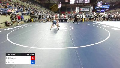 126 lbs Cons 32 #2 - Ben Kohler, UT vs Anthony Ruzic, IL