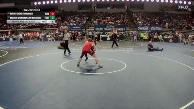 D 1 157 lbs Cons. Round 1 - Brayden Rhodes, Terrebonne vs Noah Dominach-Briggs, Fontainebleau