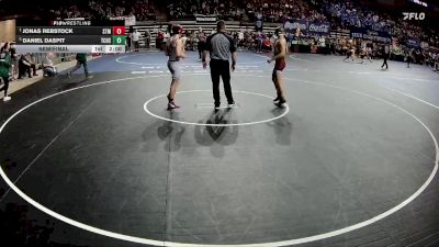 D 2 126 lbs Semifinal - Jonas Rebstock, St. Thomas More vs Daniel Daspit, Teurlings Catholic