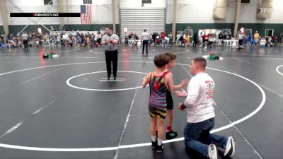 55 lbs Champ. Round 2 - Nolan Cheyney, Ogallala Youth Wrestling vs Kamdyn Wentz, FoxFit