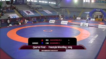 70 kg Quarterfinal - Enrique Josue Perez Castellanos, Guatalema vs Francisco Ivan Gonzalez Torres, Mexico