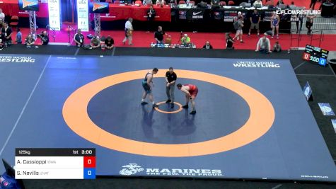 125 kg Final - Anthony Cassioppi, U Of Iowa vs Seth Nevills, Unattached