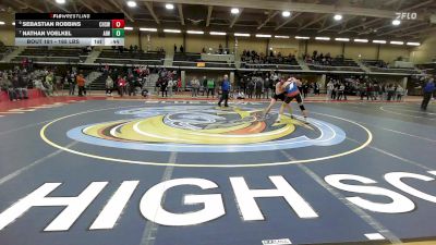 165 lbs Consi Of 16 #2 - Sebastian Robbins, Cranston West vs Nathan Voelkel, Aquidneck Island Wrestling