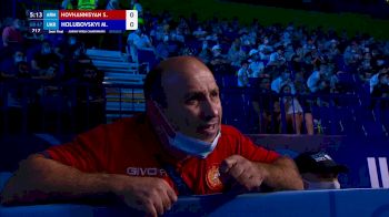 67 kg Semifinal - Sahak Hovhannisyan, Armenia vs Marian Holubovskyi, Ukraine