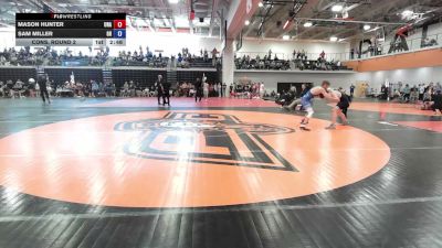 165 lbs Cons. Round 2 - Sam Miller, Greater Heights vs Mason Hunter, Unaffiliated