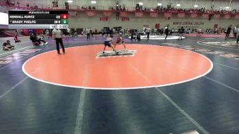 125 lbs Cons. Round 3 - Kendall Kurtz, Coe vs Brady Phelps, Wisconsin-Whitewater