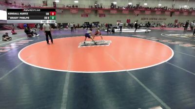 125 lbs Cons. Round 3 - Kendall Kurtz, Coe vs Brady Phelps, Wisconsin-Whitewater