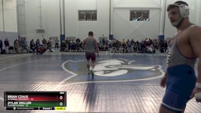 285 lbs Dylan Waller, Elizabethtown vs Brian Czaus, Alvernia University