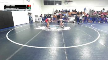138 lbs Champ. Round 3 - Jimmy Alvarez Jr., Millikan vs Avery Jones, Oakdale