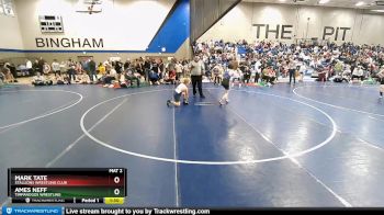 100 lbs Quarterfinal - Mark Tate, Stallions Wrestling Club vs Ames Neff, Timpanogos Wrestling