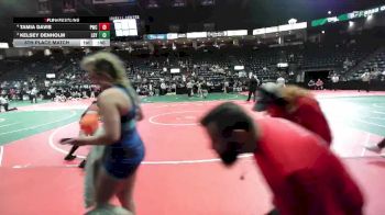 134 lbs 5th Place Match - Kelsey Denholm, LDYA vs Tamia Davis, PWCA