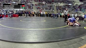 285 lbs Champ. Round 1 - Carson Powell, Norwell vs Isaiah Coolman, Leo