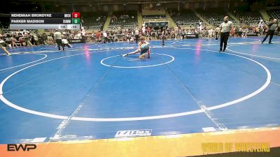 120 lbs Consi Of 8 #1 - Nehemiah Brondyke, Michigan Premier Wrestling Club vs Parker Madison, Summit Wrestling Academy