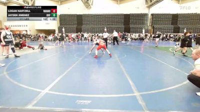 111 lbs Rr Rnd 10 - Logan Hartzell, Warhawks Wrestling Inc. ES vs Jayden Jimenez, Grit Mat Club ES