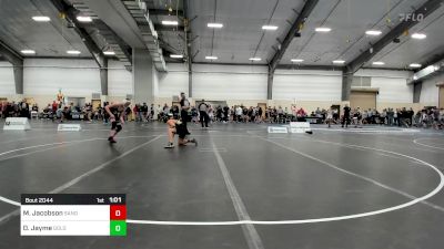 115 lbs Rr Rnd 1 - Merrill Jacobson, Sanderson Wrestling Academy vs Demetri Jayme, Gold Rush Wrestling