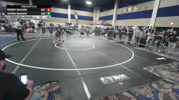 109 lbs Round Of 32 - Patsey Gilliard, Southwest Stallions Wrestling vs Alyssa Saldate, Gold Rush Wr Ac