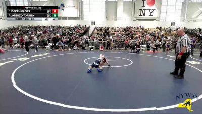 66 lbs Cons. Semi - Lorenzo Toribio, GPS Wrestling Club vs Joseph Oliver, LeRoy Wrestling Club