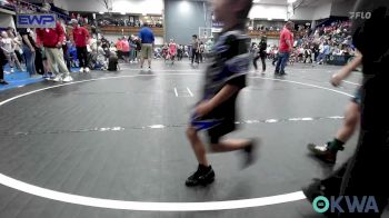 67 lbs 3rd Place - Dj Reeves, Midwest City Bombers Youth Wrestling Club vs Malachi Latham, Lone Star Wrestling Federation