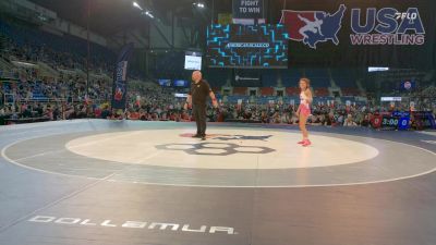 100 lbs Champ. Rd Of 64 - Riley-Anne Tarmey, MA vs Katey Valdez, CO