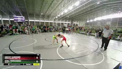 78 lbs Round 2 (4 Team) - Archy Gardner, South Central Utah vs Ezra Fernandez, Idaho 2