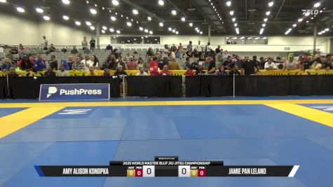 Jamie Pan Leland vs Amy Alison Konopka 2025 World Master IBJJF Jiu-Jitsu Championship