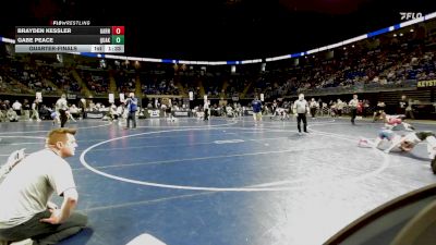 75 lbs Quarterfinal - Brayden Kessler, Garnet Valley vs Gabe Peace, Quaker Valley