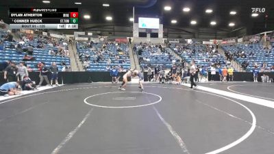 125 lbs Champ. Round 2 - Conner Hueck, St. Thomas University vs Dylan Atherton, Midland (Neb.)