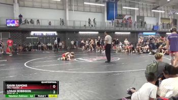 113 lbs Quarters & 1st Wb (16 Team) - Gavin Samons, Well Trained vs Logan Robinson, Level Up