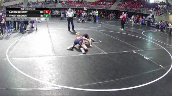 95 lbs 1st Place Match - Aaron Schuett, Trojan Wrestling Club vs Ryker Wegner, Impact Wrestling Club