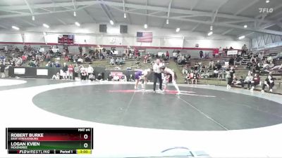 197 lbs Champ. Round 2 - Robert Burke, East Stroudsburg vs Logan Kvien, McKendree